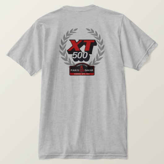 T-shirt XT500 Mens (Design dos)