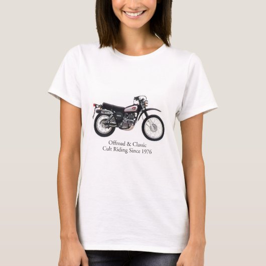 T-shirt XT 500 tous terrains et classique (Devant)