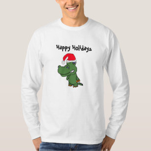 T-shirt XX bonnes fêtes chemise d'alligator