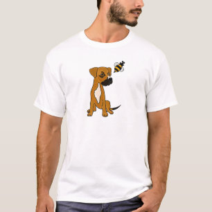 T-shirt XX chiot de boîte et bande dessinée mignons