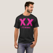T-shirt XX Chromosomes féminins Sa science et ses faits  (Devant entier)