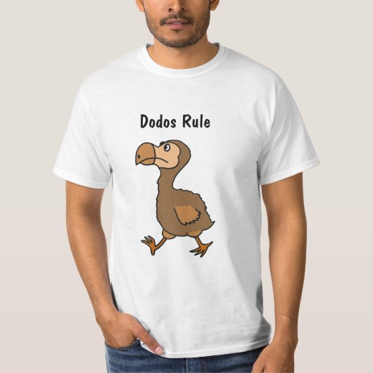 T-shirt XX conception hilare d'oiseau de dronte (Devant)