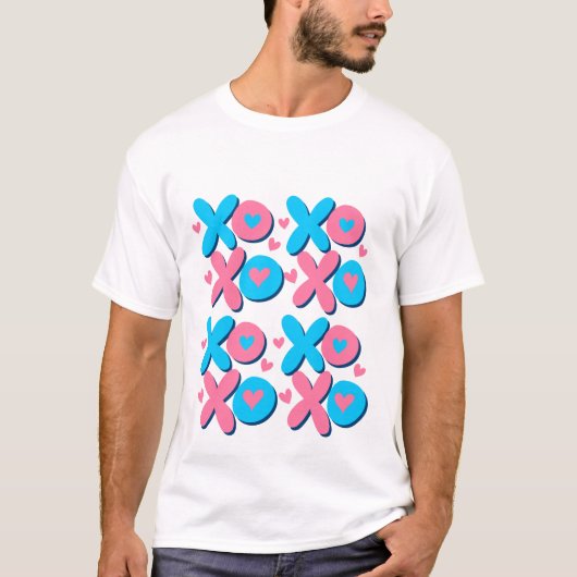 T-shirt xxxxxxxx xoxo Jeu d'amour et de vie (Devant)