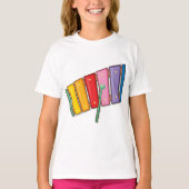 T-shirt Xylophone coloré (Devant)