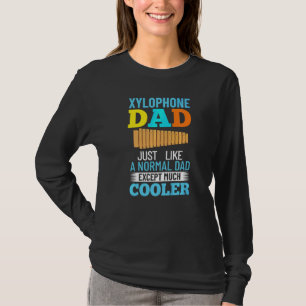 T-shirt Xylophone de musique pour hommes Instrument Notes 