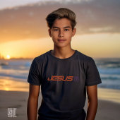 T-shirt Y2K Jesus Spherical Cross Christian Inspirational