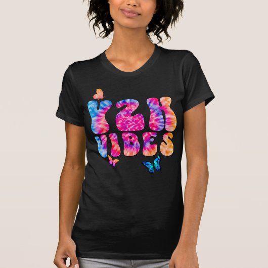 T-shirt Y2K VIBES Teint papillon (Devant)