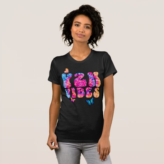 T-shirt Y2K VIBES Teint papillon (Devant entier)