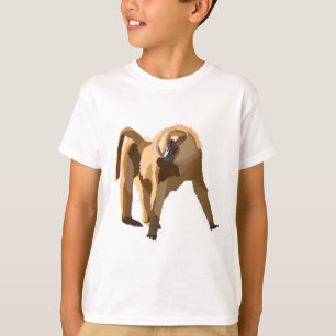 T-shirt Y est pour le babon jaune