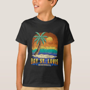 T-shirt Y St. Louis Mississippi Vintage Souvenir en détres
