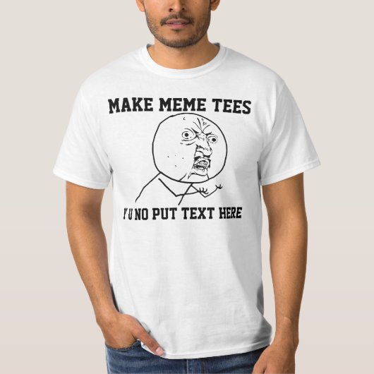 T-SHIRT Y U AUCUN (Devant)