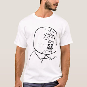 T-shirt Y U aucune chemise de type
