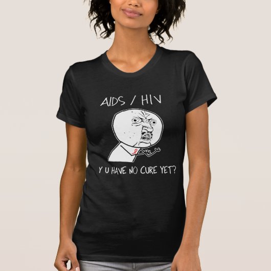 T-shirt Y U n'ont aucun traitement (Devant)