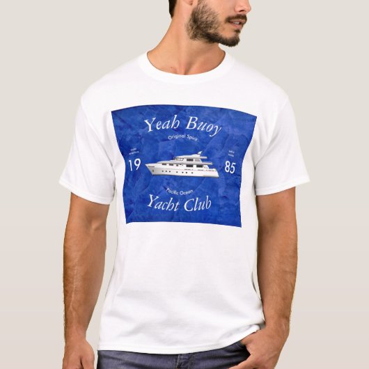 T-shirt Yacht Club Yeah Buoy (Devant)