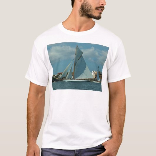 T-shirt Yacht d'emballage classique (Devant)