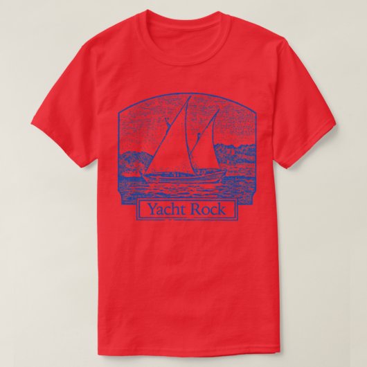 T-shirt Yacht Rock AOR Smoooooooooth Rock Lover1 (Design devant)