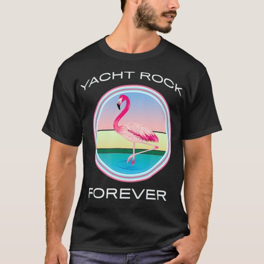 T-shirt Yacht Rock Forever 80s Style rétro (Devant)