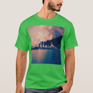 T-shirt Yachts monochromatiques Imprimer 2