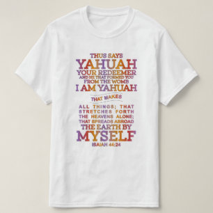 T-shirt Yahuah
