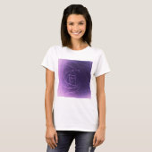 T-shirt Yaie violet couleur spirituelle (Devant entier)