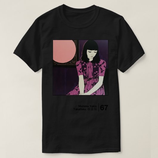 T-shirt Yakaifuku Mishima Yukio Style minimal Artw graphiq (Design devant)