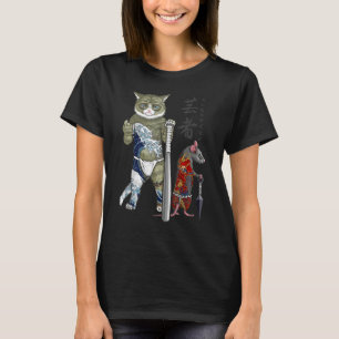 T-shirt Yakuza chat et souris