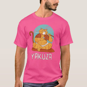 T-shirt Yakuza Chat Gokudo Mafia japonaise Katana Japon Sa