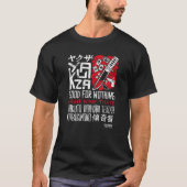 T-shirt Yakuza - Design Blanc Et Rouge - (Devant)