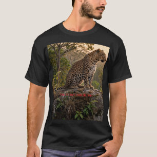 T-shirt Yala National Park Sri Lanka Léopard Art Mural en