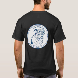 T-shirt Yale Aviation, Établ. 1964, noir