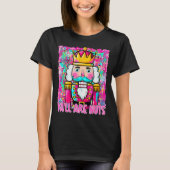 T-shirt Y'all Are Nuts Nutcracker Merry Christmas Funny Xm (Devant)