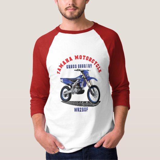 T-Shirt YAMAHA WR250F Custom Designer (Devant)