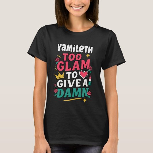 T-shirt YAMILETH Personalized Women's Gift Custom YAMILETH (Devant)