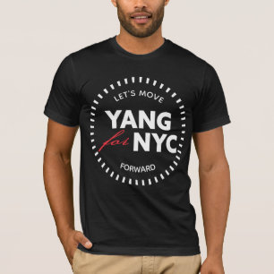 T-shirt Yang pour NYC Avançons 46yo Points Noirs