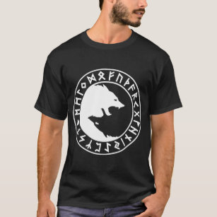 T-shirt Yang ying de FENRIR aux norses Odin Viking