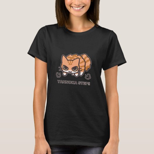 T-shirt YANNOKA Step Kitty CHAT (Devant)