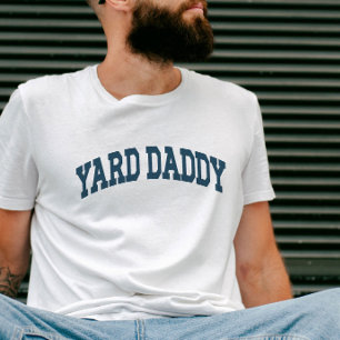 T-shirt Yard Daddy Funny Lawn Mowing Papa Jardinage Papa