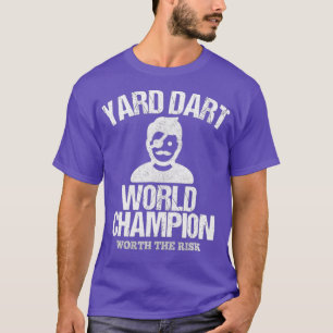 T-shirt Yard Dart Champion du Monde Chemise Funny Cadeau