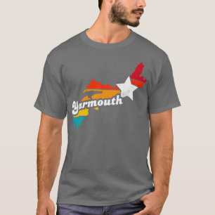 T-shirt Yarmouth Nouvelle-Écosse Canada Vintage en détress