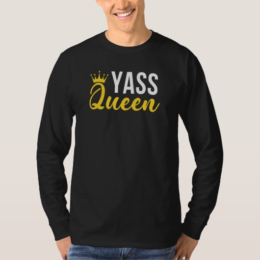 T-shirt Yass Queen Drag Queen 3 (Devant)