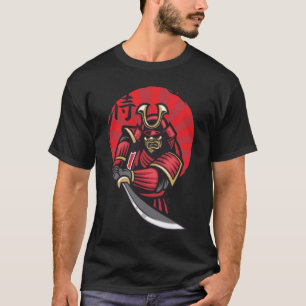 T-shirt Yasuke Black Japonais Samurai Bushido Guerrier Jap