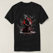 T-shirt Yasuke Black Japonais Samurai Bushido Guerrier Jap (Design devant)