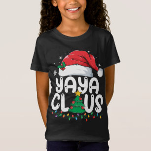 T-Shirt Yaya Claus Correspondant Noël Famille Pyjama de No