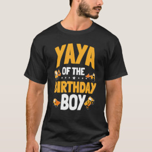 T-shirt Yaya De L'Anniversaire Garçon Anniversaire Travail