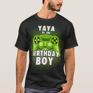 T-shirt Yaya of the Gamer Boy Matching Jeu vidéo Anniversa