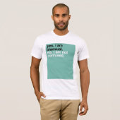 T-shirt YBN : Oui, je suis bisexuel (Devant entier)