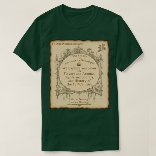 T-shirt Ye Olde Nutmegger Burned Edges (Design devant)