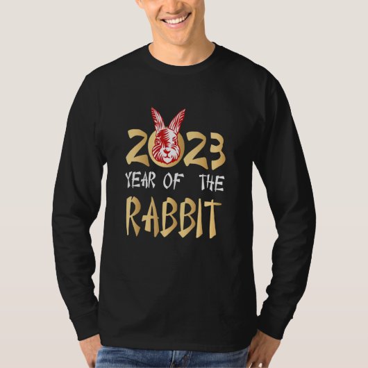 T-shirt Year Of The Rabbit 2023  Chinese New Year 2023 (Devant)