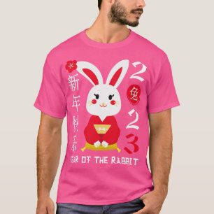 T-shirt Year Of The Rabbit 2023 Zodiac Chinese New Year 20