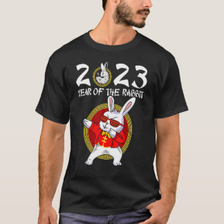 T-shirt Year Of The Rabbit 2023 Zodiac Chinese New Year 20
